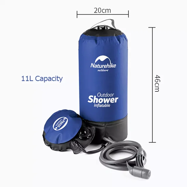 ابعاد دوش سفری نیچرهایک PW1027 مدل NH17L101-D